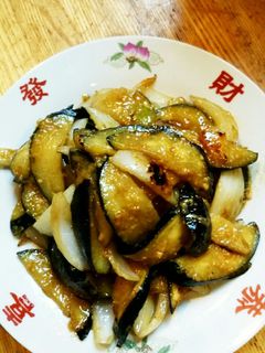 茄子と玉ねぎの味噌炒め-レシピのメイン写真