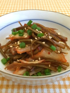 金平ごぼうキムチ和え-レシピのメイン写真