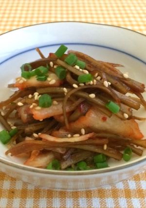 金平ごぼうキムチ和え-レシピのメイン写真