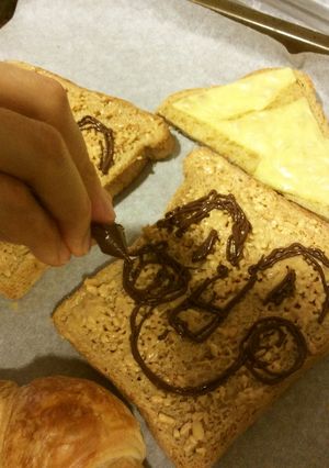 簡単 ビニール袋でチョコデコペン-レシピのメイン写真
