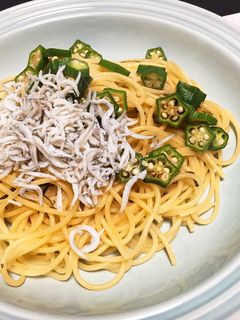 簡単★しらす.おくら.しその和風パスタ-レシピのメイン写真
