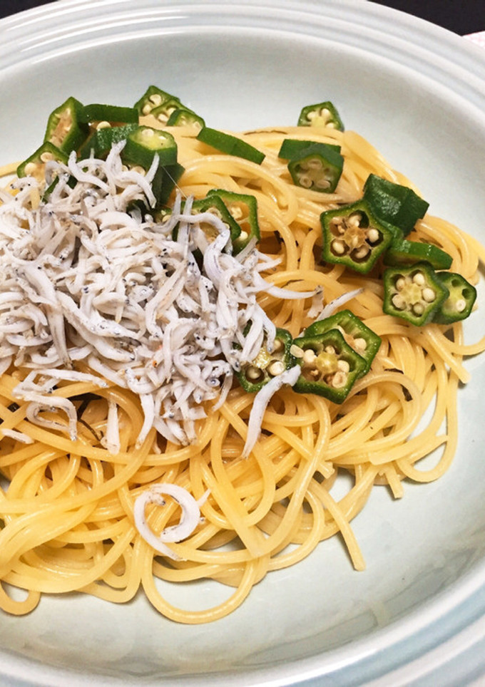 簡単★しらす.おくら.しその和風パスタ-レシピのメイン写真