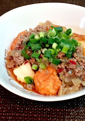 魚河岸あげのピリ辛坦々肉ダレ-レシピのメイン写真