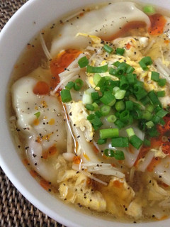 餃子酸辣湯-レシピのメイン写真