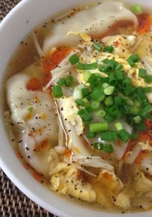 餃子酸辣湯-レシピのメイン写真