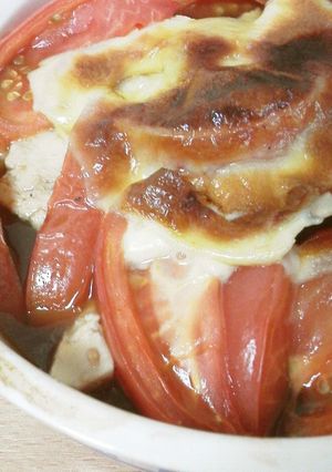 豆腐とトマトのチーズ焼き-レシピのメイン写真
