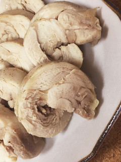 レンジで簡単!柔らかしっとり鶏ハム♪-レシピのメイン写真