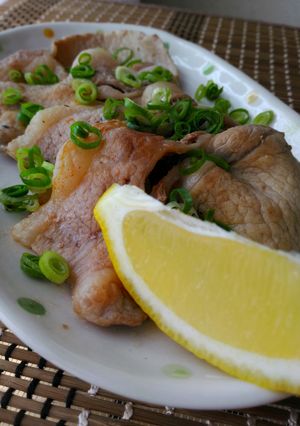 ロースの塩レモン焼き-レシピのメイン写真