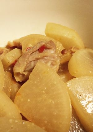 鶏ハラミと大根のピリ辛みそ煮-レシピのメイン写真