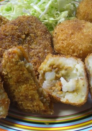 リメイク料理☆カレーでコロッケに-レシピのメイン写真