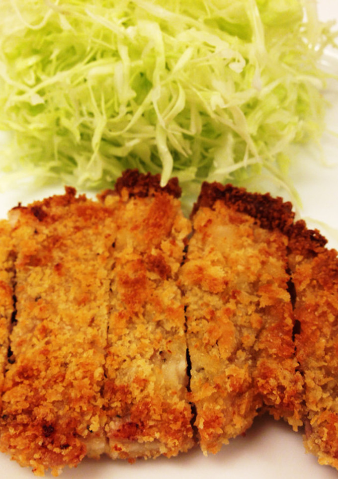 簡単☆手作りパン粉☆揚げないとんかつ♪-レシピのメイン写真
