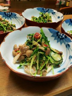 梅干し和えもの-レシピのメイン写真