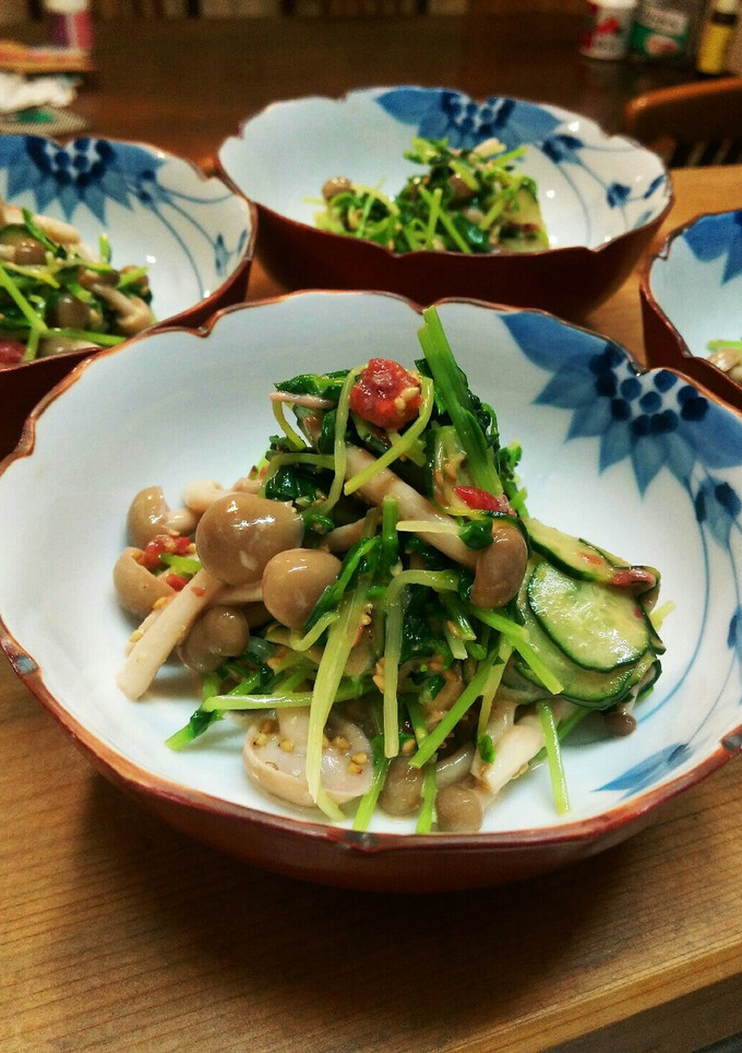 梅干し和えもの-レシピのメイン写真