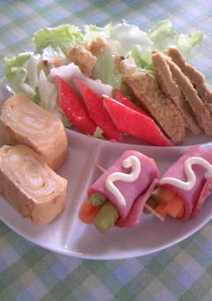 アスパラとニンジンのベーコン巻き-レシピのメイン写真