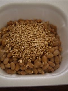キヌアで納豆-レシピのメイン写真