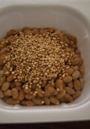 キヌアで納豆-レシピのメイン写真