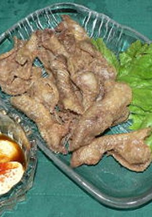下茹でして揚げるだけの鶏皮のパリ揚げ-レシピのメイン写真