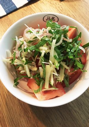 香味野菜たっぷりのトマトサラダ♡-レシピのメイン写真