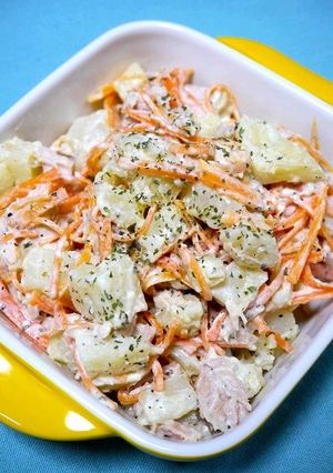 簡単！ゆずクリームのツナポテトサラダ-レシピのメイン写真