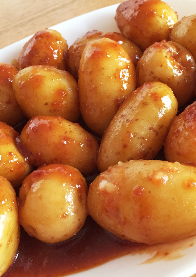 新じゃが芋で皮付き簡単☆甘辛味噌からめ-レシピのメイン写真