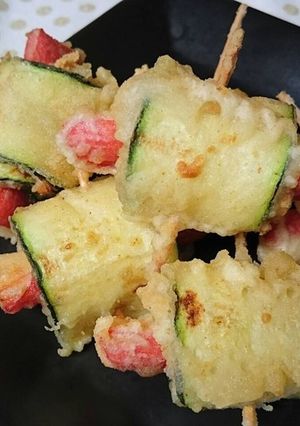 ズッキーニのチーズロール揚げ-レシピのメイン写真