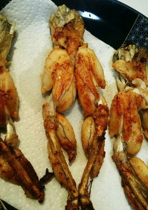 カエルのから揚げ ※閲覧注意-レシピのメイン写真