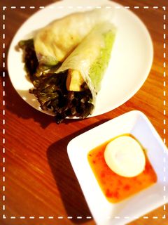 餃子の王将の生餃子de揚げ餃子生春巻き♡-レシピのメイン写真