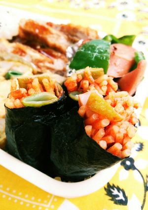 ナポリタン海苔巻き❤-レシピのメイン写真