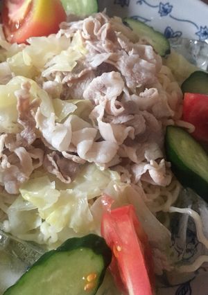 サッポロ一番 塩ラーメンで冷やしラーメン-レシピのメイン写真