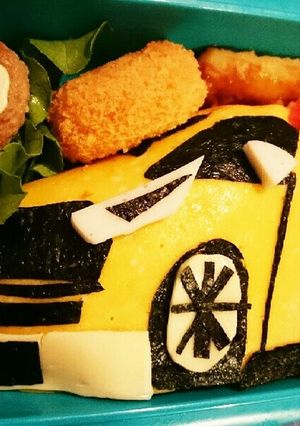 中学生キャラ弁～くるま編【インプレッサ】-レシピのメイン写真