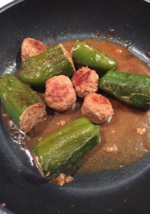 ピーマンの肉詰めとわくわく肉だんご☆-レシピのメイン写真