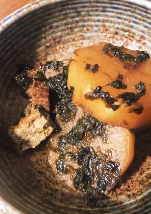 手間省いても美味しい♡大根とのりの煮物-レシピのメイン写真