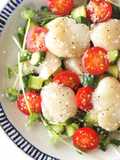 ホタテとトマトのイタリアン塩こうじサラダ