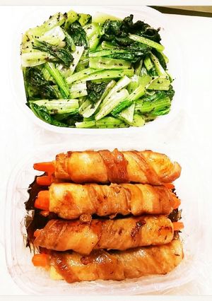 竹輪の豚肉巻きin人参-レシピのメイン写真