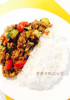 超簡単♡夏野菜のドライカレー-レシピのメイン写真