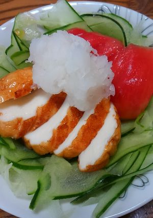 魚河岸揚げのサラダだワン-レシピのメイン写真