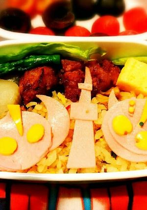 父とタロウのウルトラマン親子弁当！-レシピのメイン写真