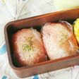 生ハムとごま昆布のおにぎり