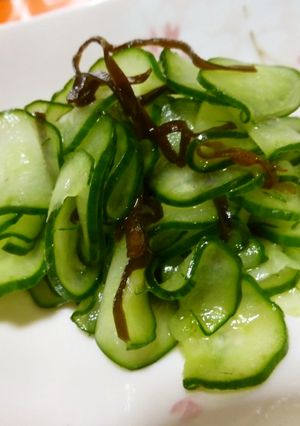 きゅうりと塩昆布の酢の物☆簡単-レシピのメイン写真