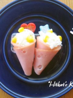 お弁当の隙間に❀小さなアイスクリーム?-レシピのメイン写真