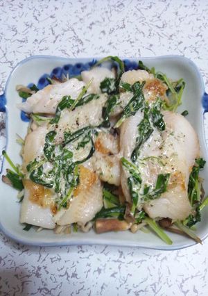 ２月１８日晩飯【カラスガレイのムニエル】-レシピのメイン写真