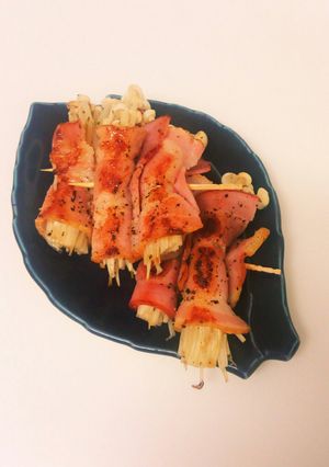 超簡単＆節約★えのきベーコン巻き-レシピのメイン写真