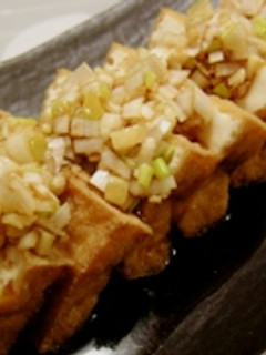 カリッ♪じゅわ~♪厚揚げの香味たれ。-レシピのメイン写真