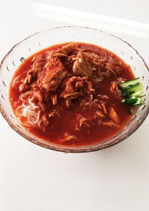 10分でできる１人分も簡単アレンジ素麺！-レシピのメイン写真