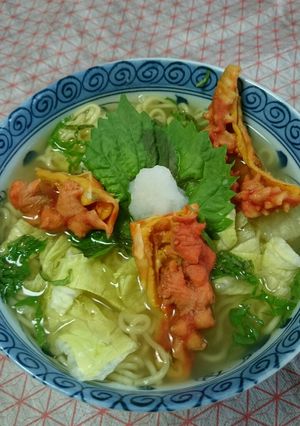ホヤと大葉のあっさりラーメン-レシピのメイン写真