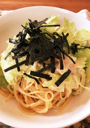 簡単ランチに♫レタスとツナのスパゲティ-レシピのメイン写真