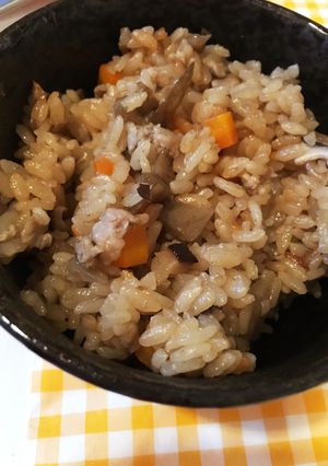 材料入れてスイッチポンぶたきこみごはん♪-レシピのメイン写真