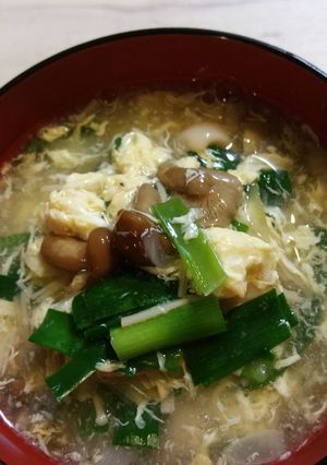 明日の朝はうどん!夜作る★かきたま汁♬-レシピのメイン写真