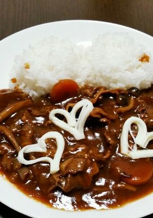 ハートダムハヤシにハートサキ♡-レシピのメイン写真