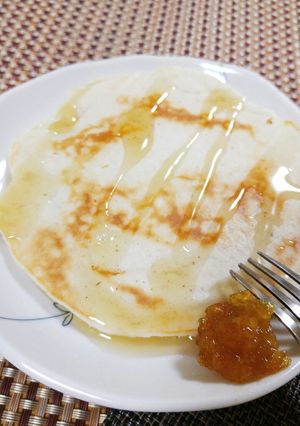 もちもち食感☆真っ白パンケーキ-レシピのメイン写真